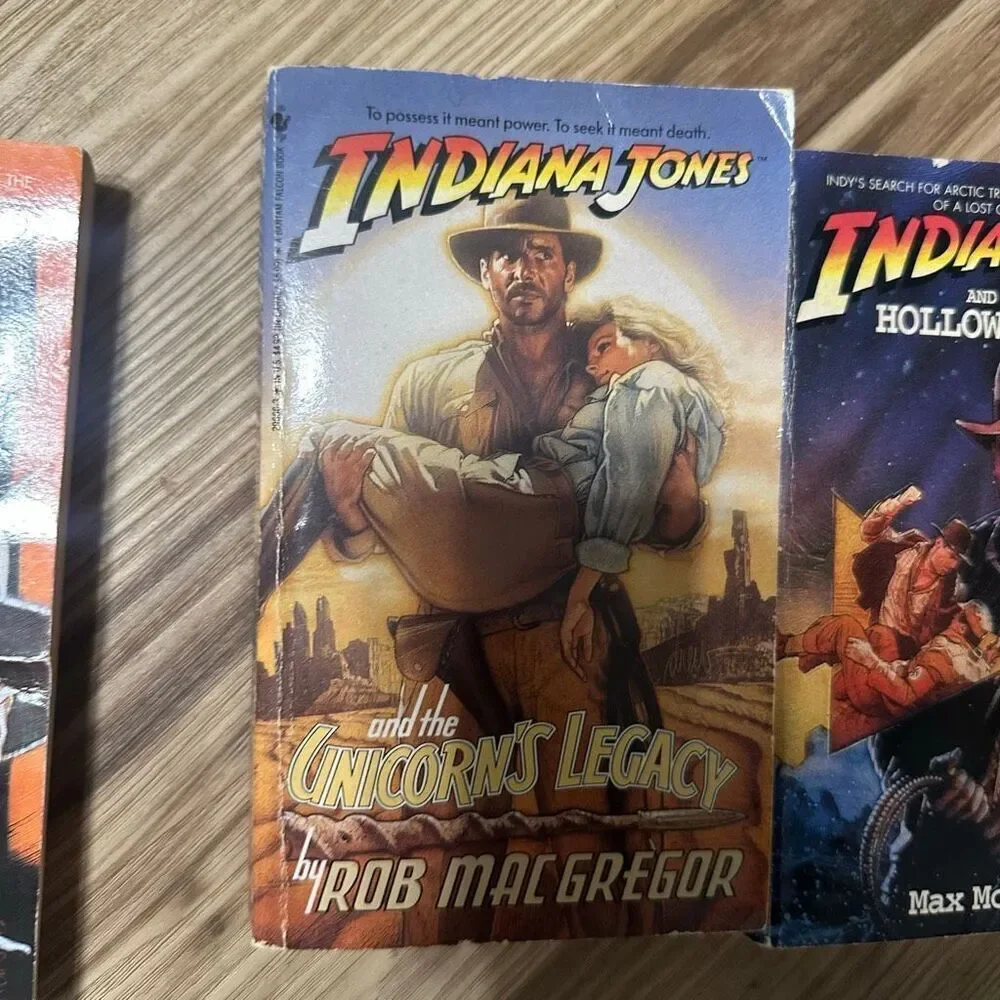Indiana Jones vintage 90’s MacGregor Sphinx Unicorn books